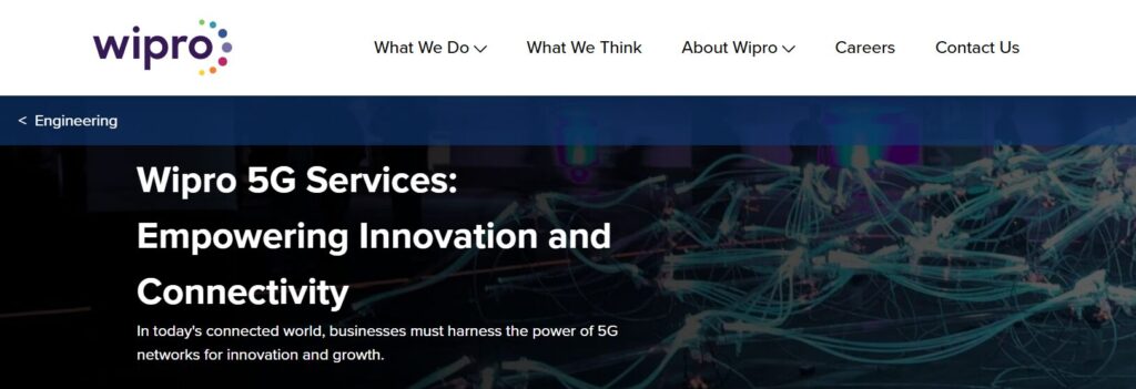 Wipro - 5G System Integrators in india 