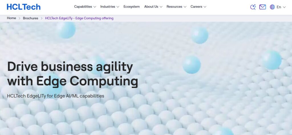 HCLTech - Edge Computing Integration Services in India