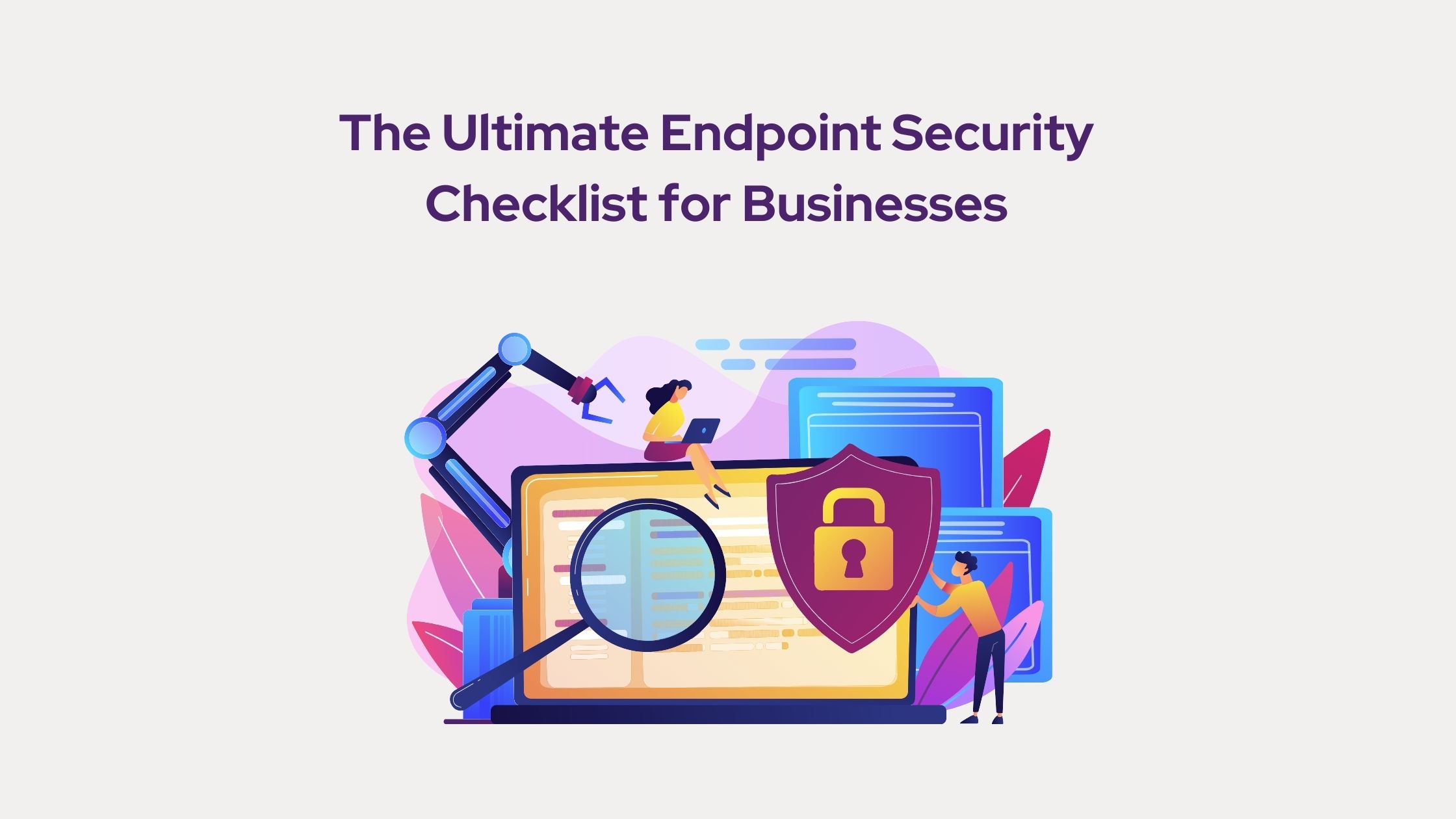 Endpoint security checklist